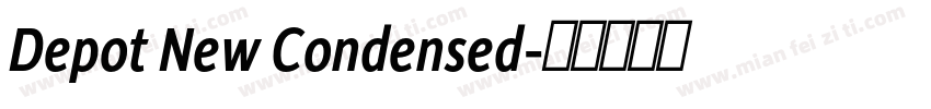 Depot New Condensed字体转换